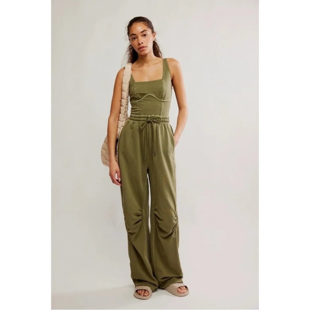 Free People XS Olive Green Women's Jumpsuit